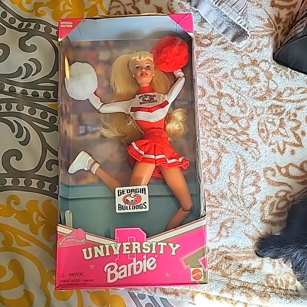 SOLD. University Barbie Georgia Bulldogs Collectible Doll